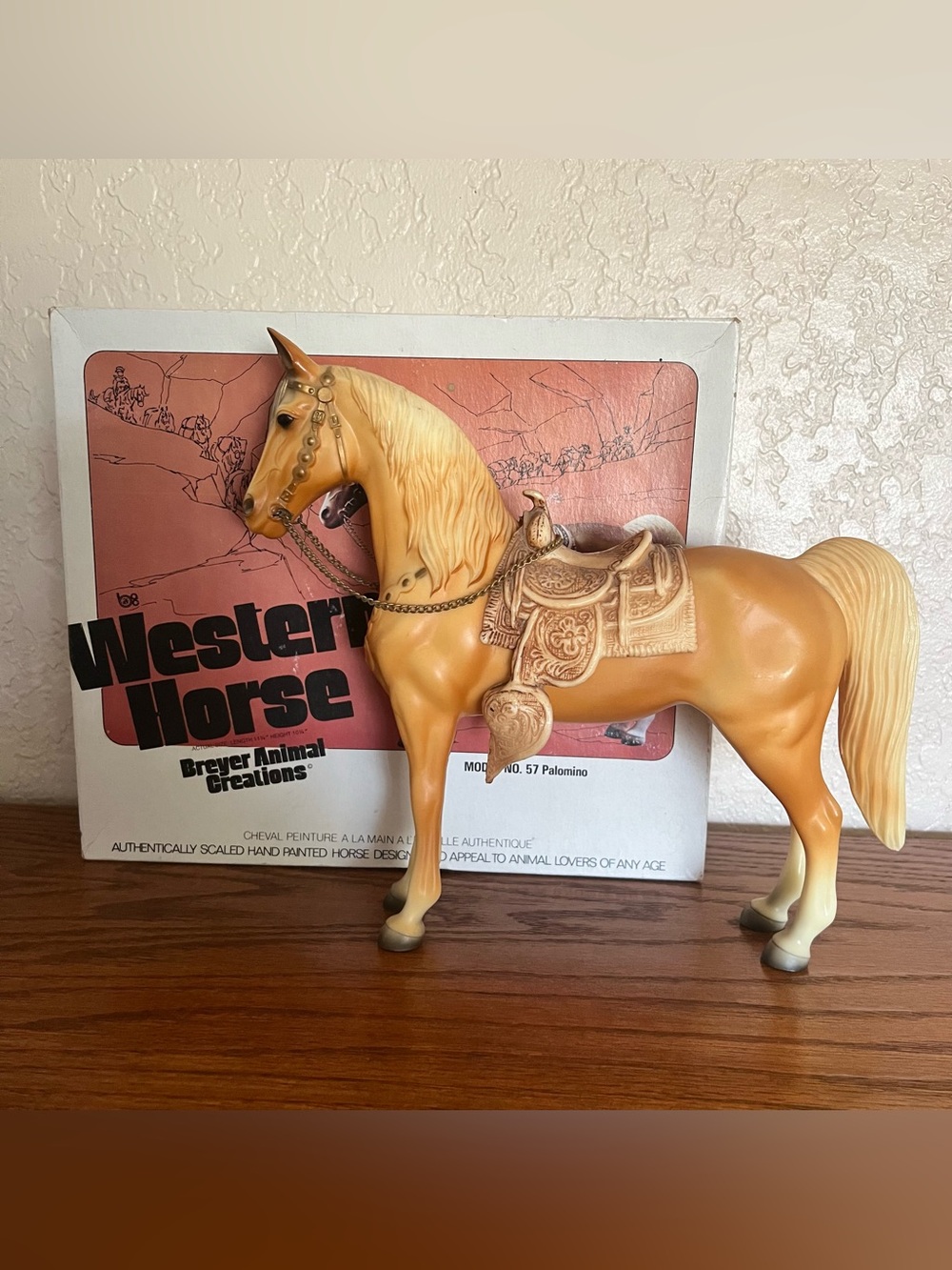 Vintage Breyer Western Horse Palomino Model #57